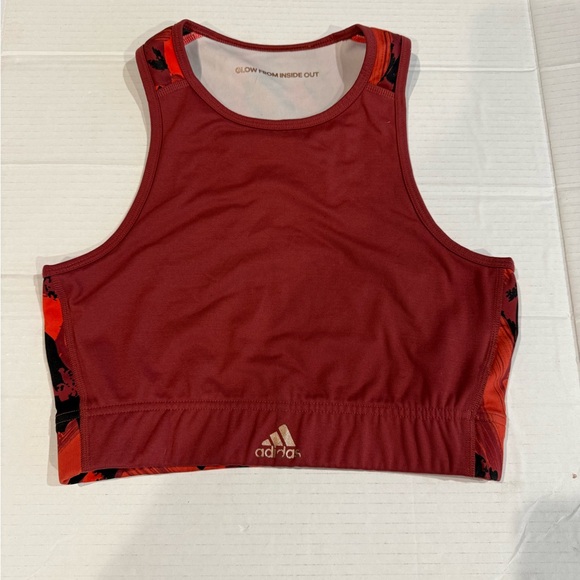 adidas Other - adidas X Zoe Saldana Legacy Red Collection Low-Impact Sports Bra Sz(S)